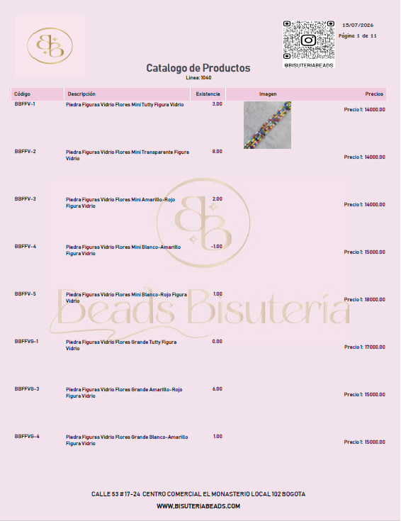 Report1Catalogo Cristal Murrina-Ojo Turco 150726.pdf